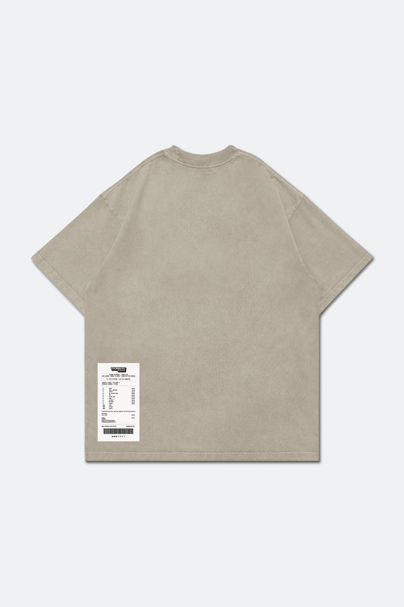 ⁠GROCERY | TARMAC | TOY STORY THE TOYS WASHED GRAPHIC BOXY TEE/ GREY OLIVE