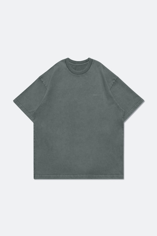 GROCERY BASIC WASHED BOXY TEE/ GREY