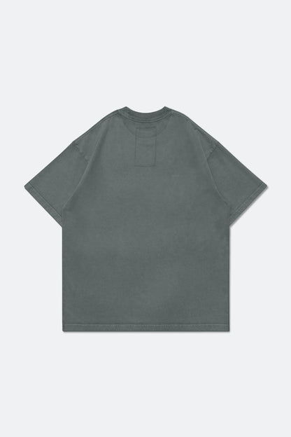 GROCERY BASIC WASHED BOXY TEE/ GREY