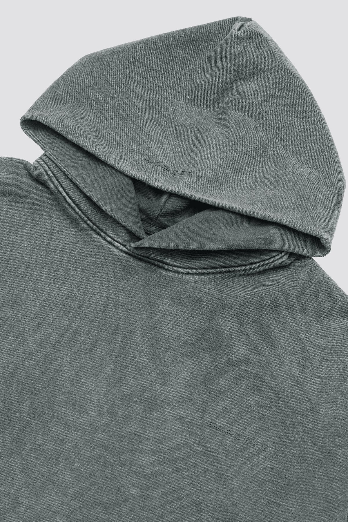 GROCERY BASIC WASHED HOODIE/ GREY