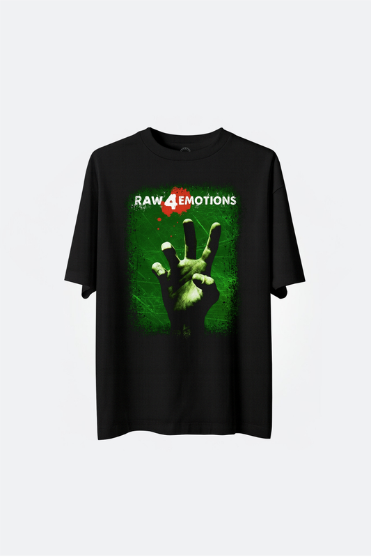 RAWEMOTIONS RAW 4 EMOTIONS TEE/ BLACK