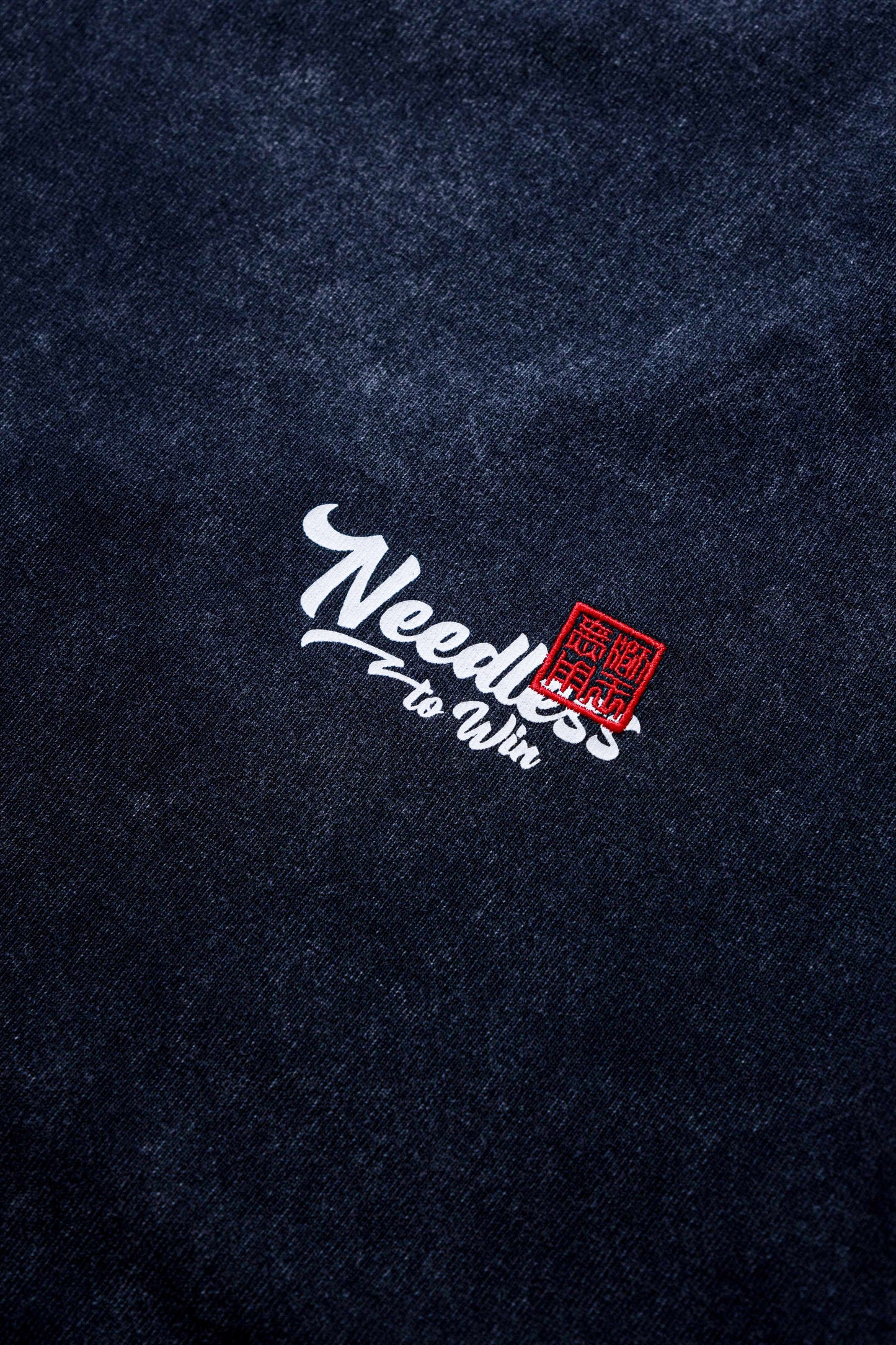 NEEDLESS SS26 吉祥獅王「 撲」WASHED TEE/ BLACK