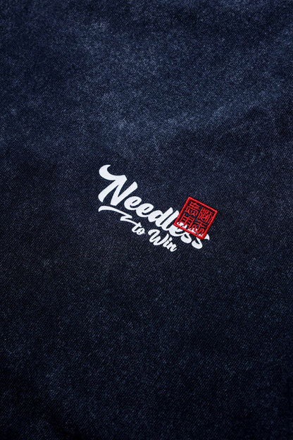 NEEDLESS SS26 吉祥獅王「 撲」WASHED TEE/ BLACK