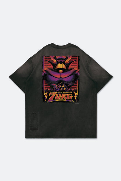 GROCERY | TARMAC | TOY STORY ZURG WASHED GRAPHIC BOXY TEE/ BROWN