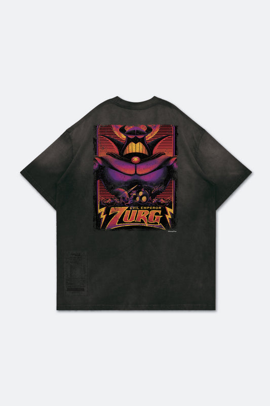 GROCERY | TARMAC | TOY STORY ZURG WASHED GRAPHIC BOXY TEE/ BROWN