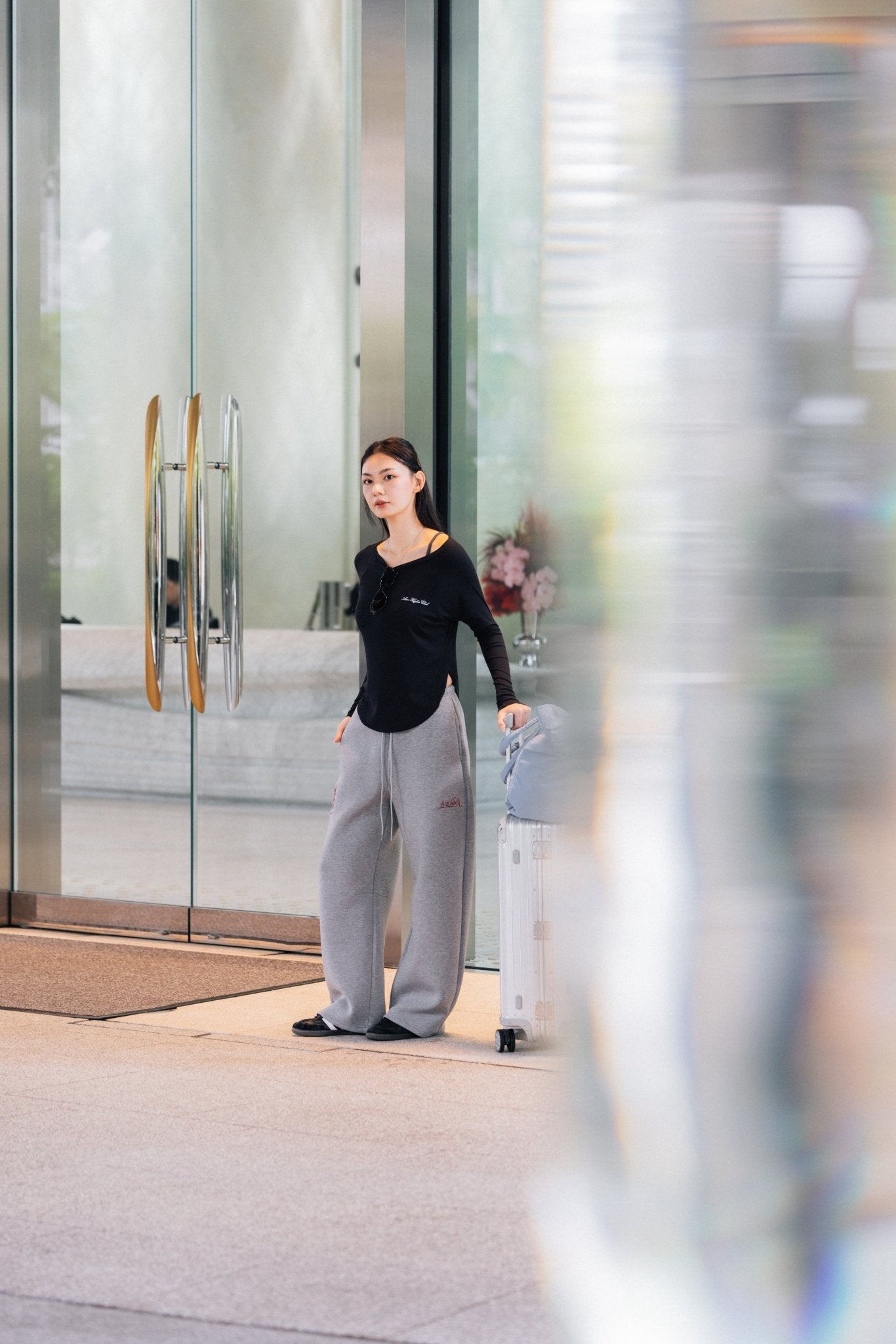 Aim Higher Club 2 - Way Long Sleeve Top/ Black - GROGROCERY