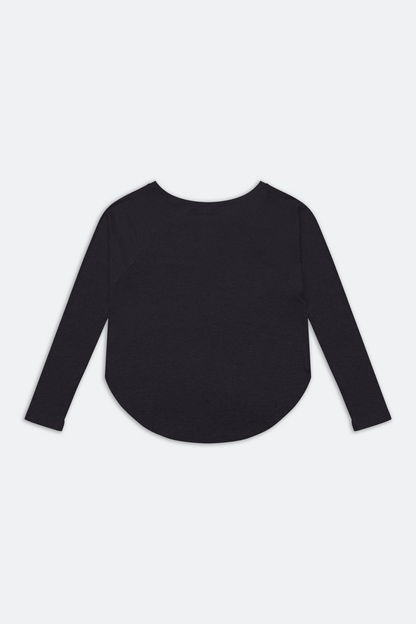 Aim Higher Club 2 - Way Long Sleeve Top/ Black - GROGROCERY