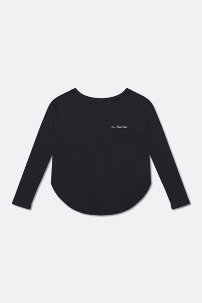 Aim Higher Club 2 - Way Long Sleeve Top/ Black - GROGROCERY