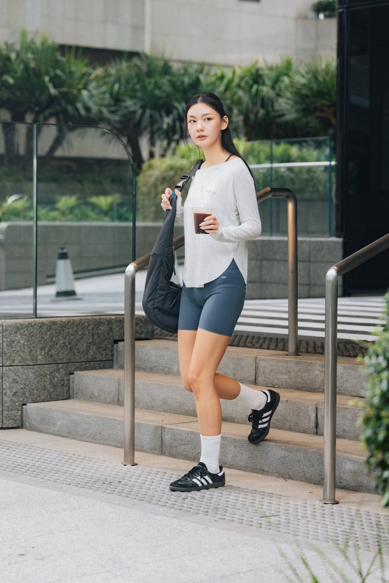 Aim Higher Club 2 - Way Long Sleeve Top/ Flecking Oat - GROGROCERY