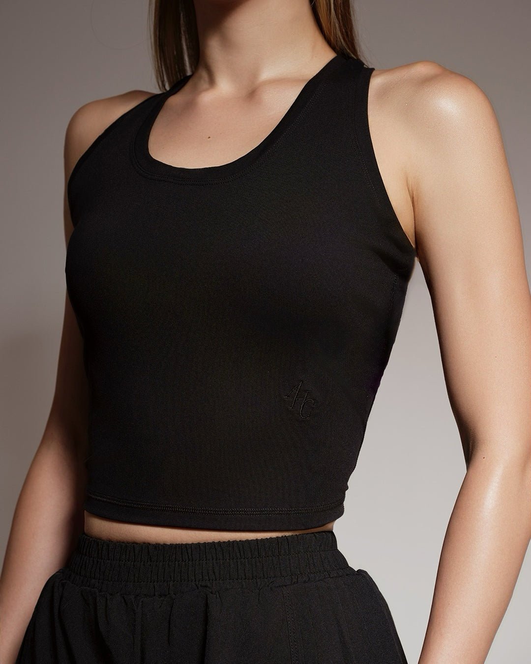 Aim Higher Club Active to Street Tank Top/ Black - GROGROCERY