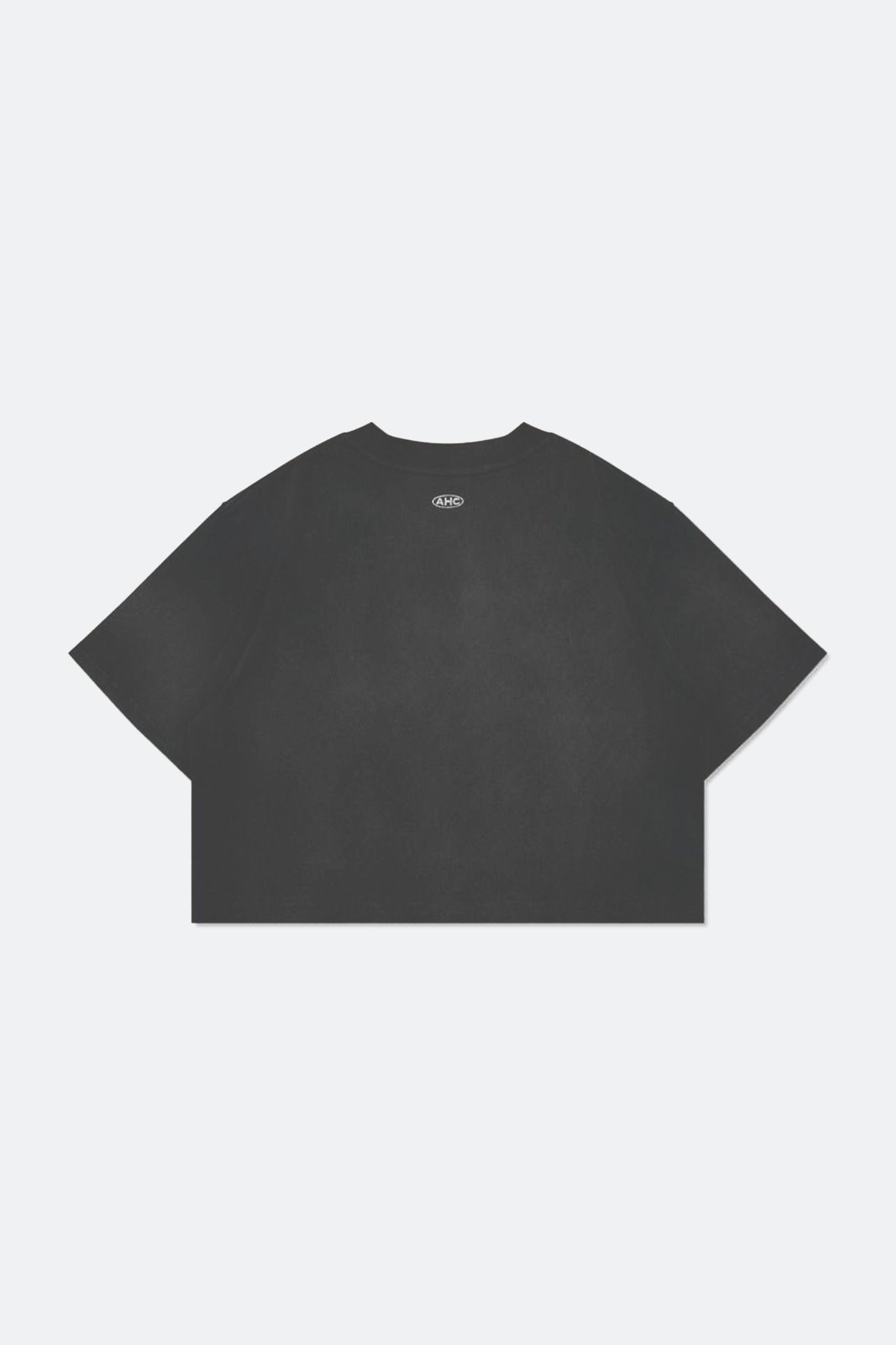 Aim Higher Club Basic Crop Tee/ Washed Charcoal - GROGROCERY