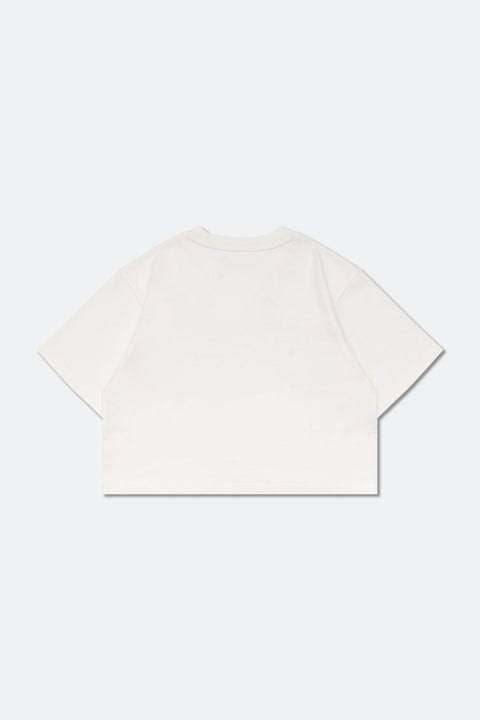 Aim Higher Club Basic Crop Top/ White - GROGROCERY