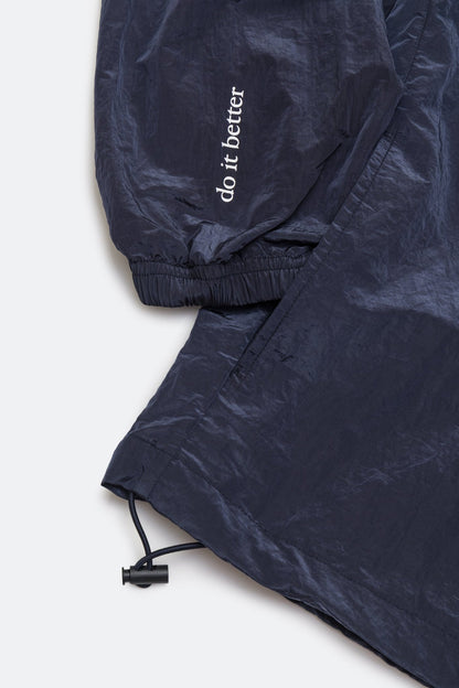 Aim Higher Club Blurry Logo Windbreaker/ Navy - GROGROCERY