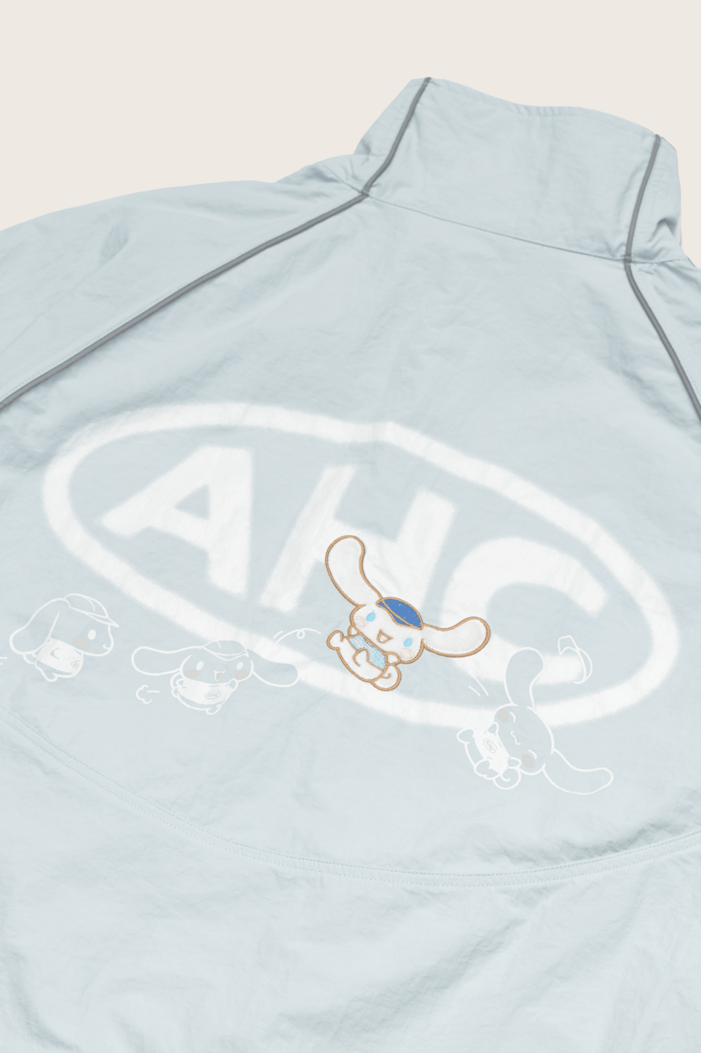 Aim Higher Club ♥ Cinnamoroll Jumping on the Cloud Windbreaker/ Light Baby Blue - GROGROCERY