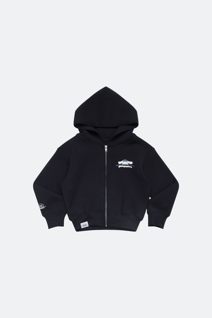 Aim Higher Club ♥ Cinnamoroll Kids Aim High Stay Soft Cloud Touch Zip Up Hoodie/ Navy - GROGROCERY