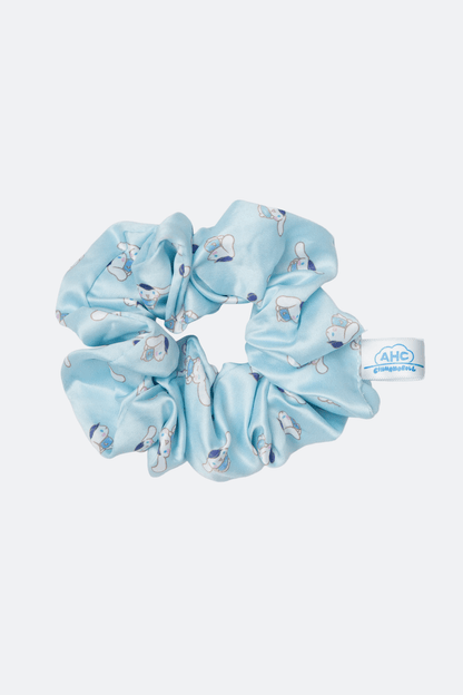 Aim Higher Club ♥ Cinnamoroll Monogram Scrunchie/ Baby Blue - GROGROCERY