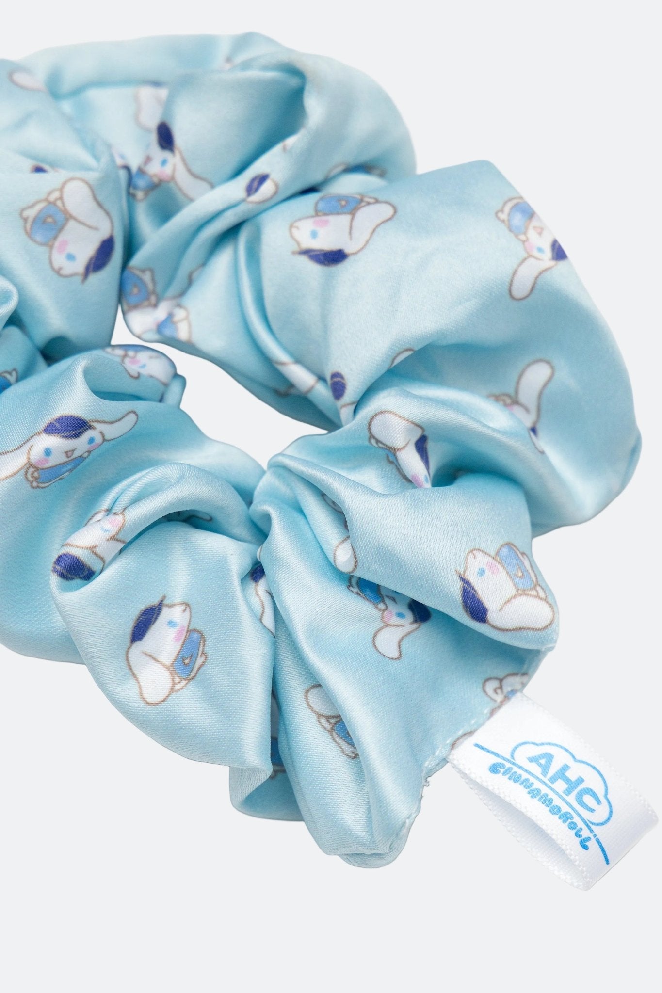 Aim Higher Club ♥ Cinnamoroll Monogram Scrunchie/ Baby Blue - GROGROCERY