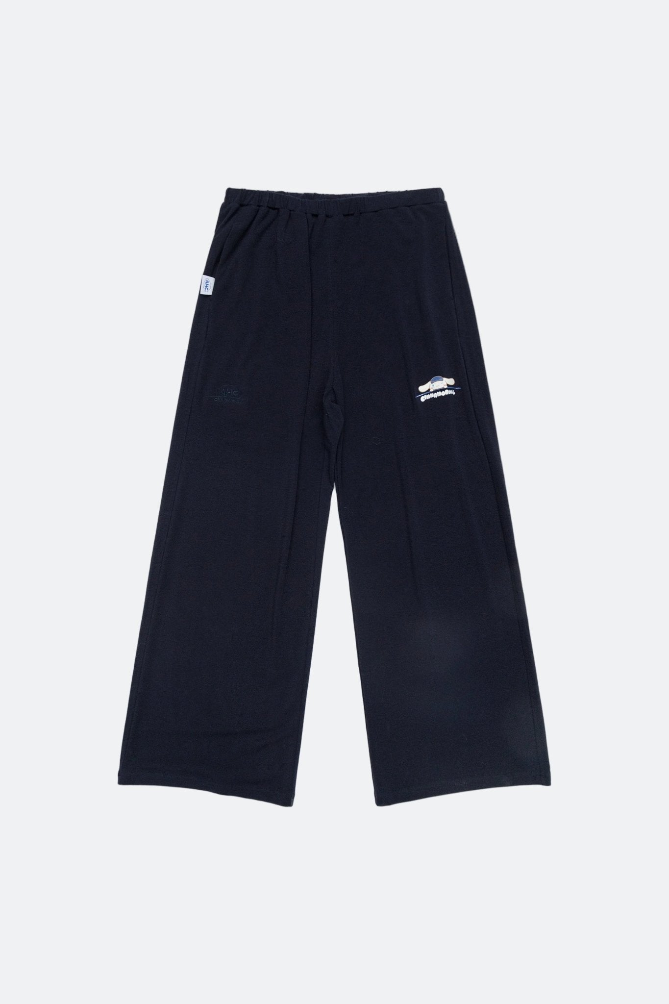 Aim Higher Club ♥ Cinnamoroll On The Bar Wide Comfy Pants/ Navy - GROGROCERY