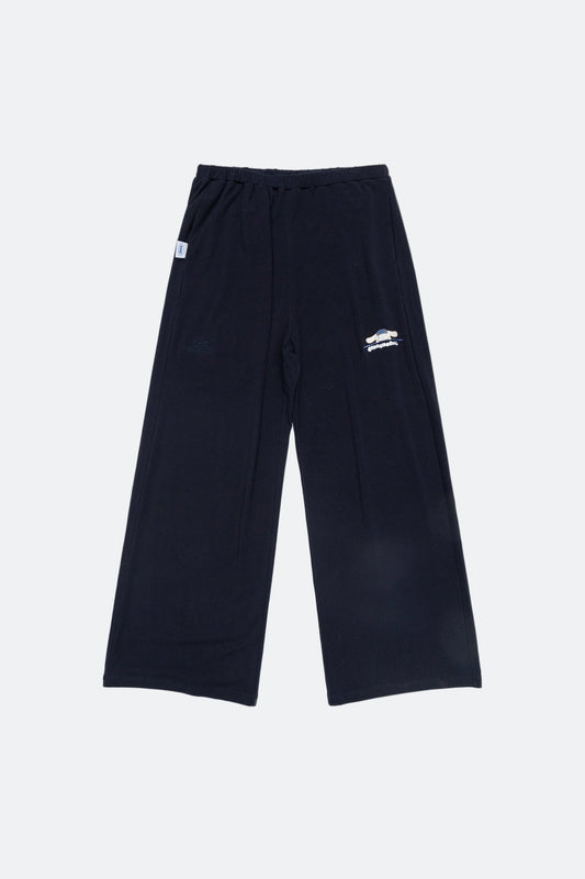 Aim Higher Club ♥ Cinnamoroll On The Bar Wide Comfy Pants/ Navy - GROGROCERY