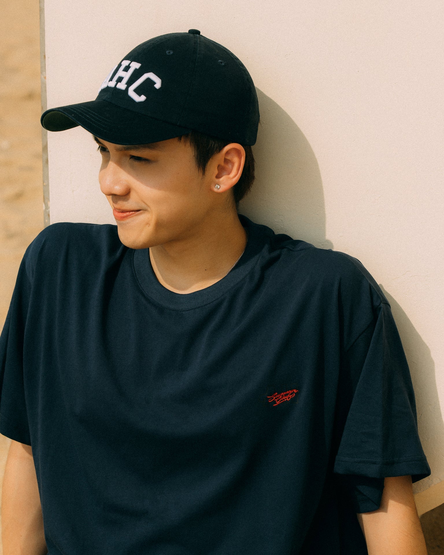 Aim Higher Club College Cap/ Navy - GROGROCERY