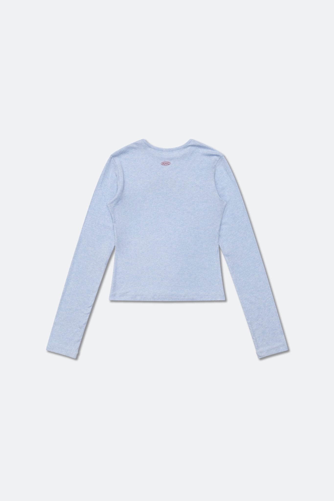 Aim Higher Club College Women Long Sleeve Top/ Heather Baby Blue - GROGROCERY