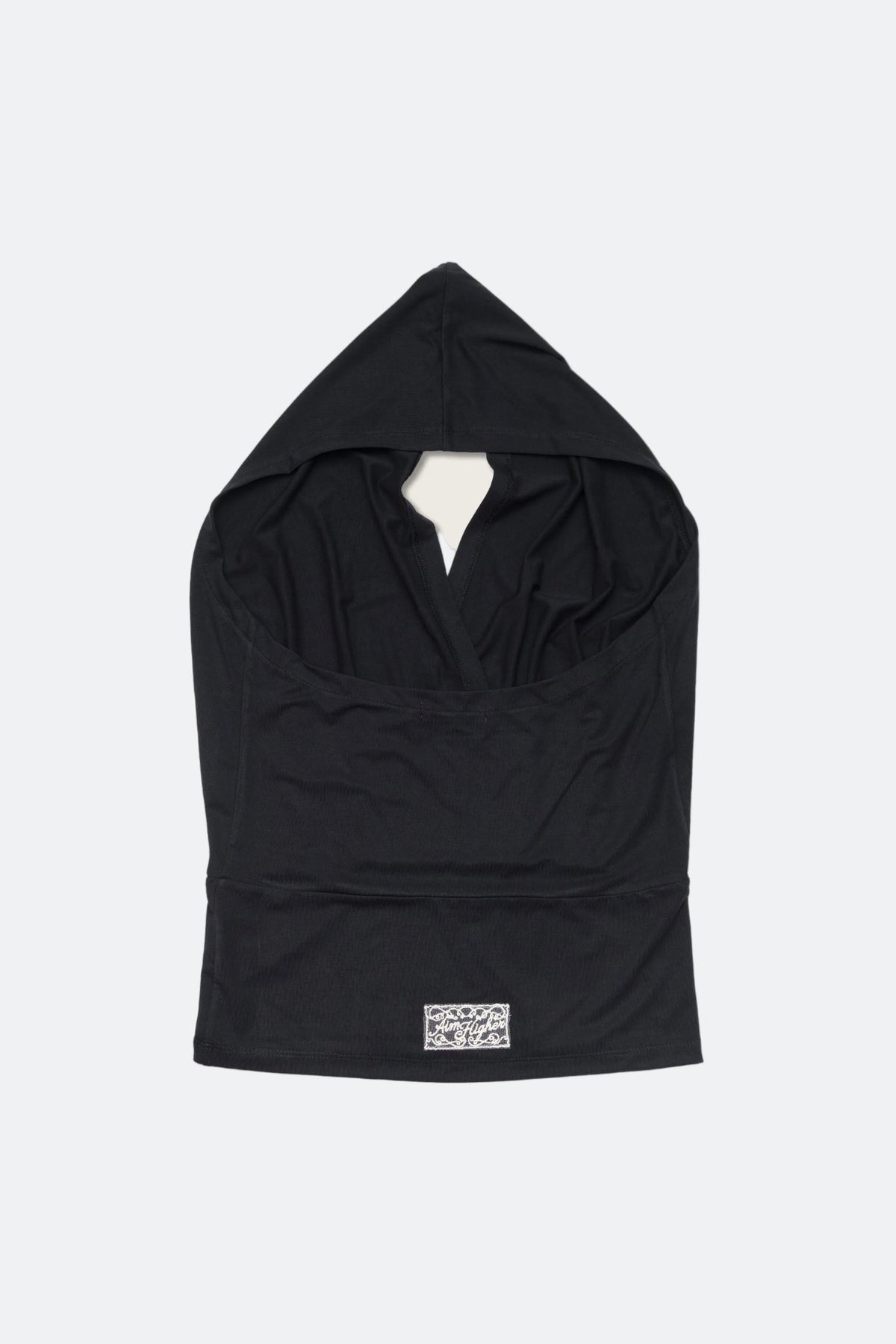 Aim Higher Club Core Cowl Neck Halter Top / Black - GROGROCERY