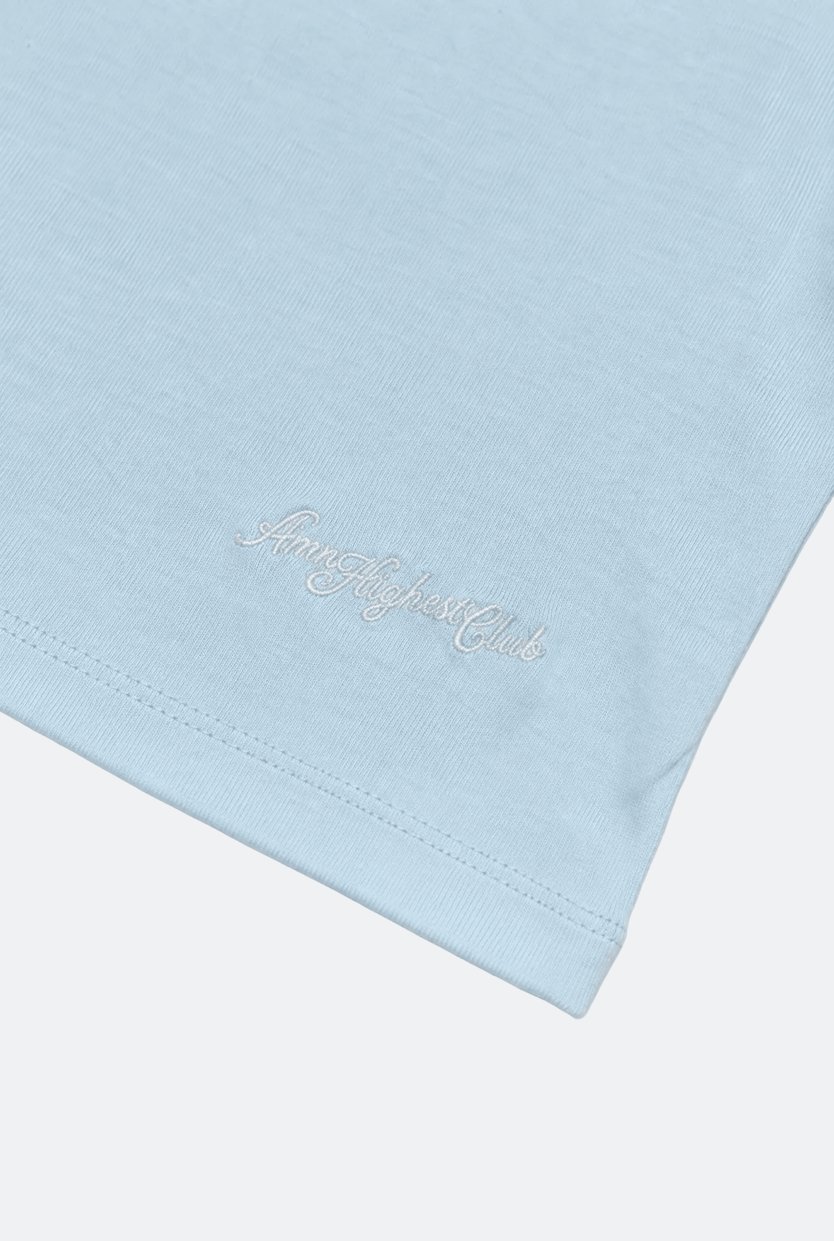 Aim Higher Club Core Lace-trim Women Tee/ Aqua - GROGROCERY