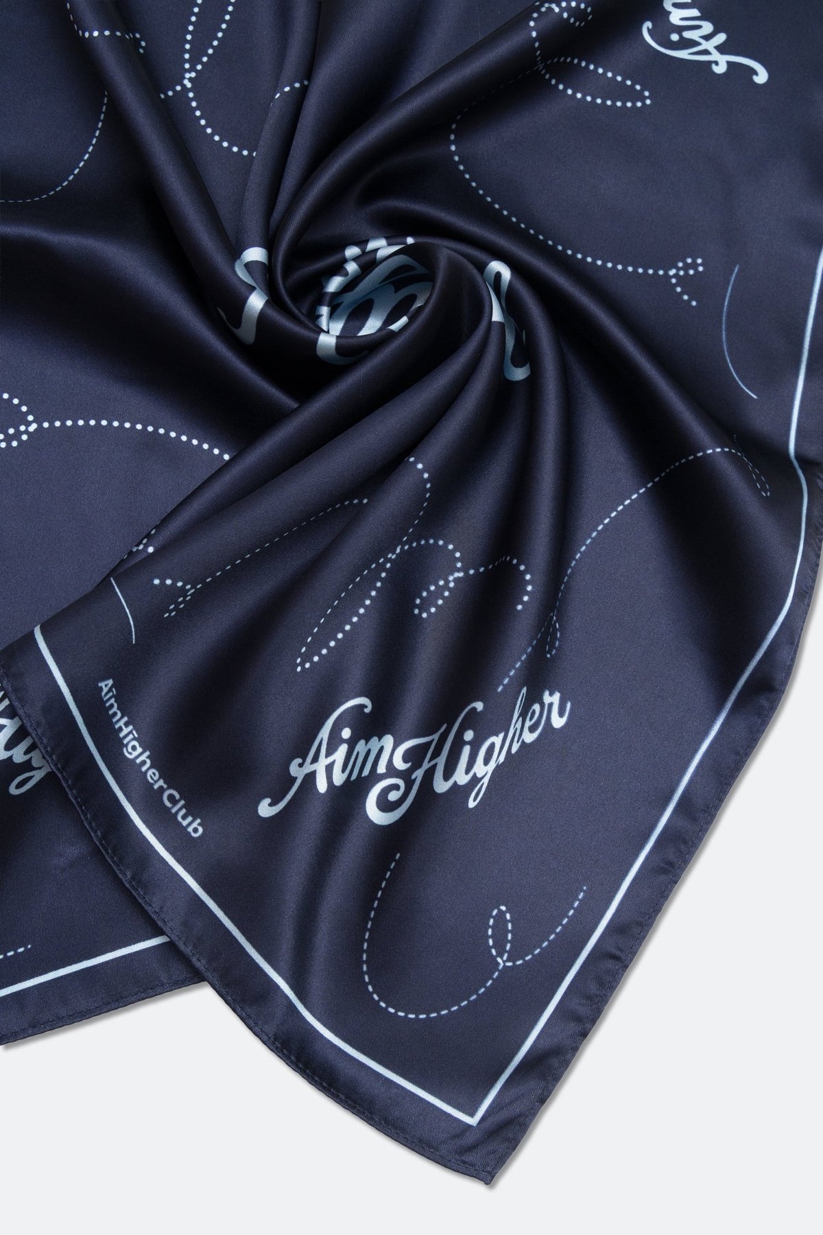 Aim Higher Club Core Satin Bandana/ Navy - GROGROCERY
