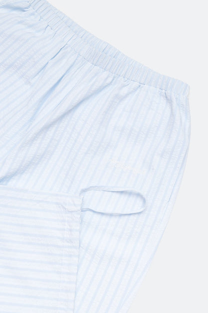 Aim Higher Club Core Stripe Pajama Pants/ Light Blue - GROGROCERY