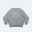 Aim Higher Club Crewneck Sweatshirt/ Washed Powder Blue Grey - GROGROCERY