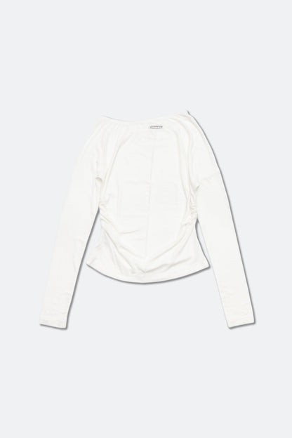 Aim Higher Club Essential Drop Shoulder Tencel™ Soft Top / Off White - GROGROCERY