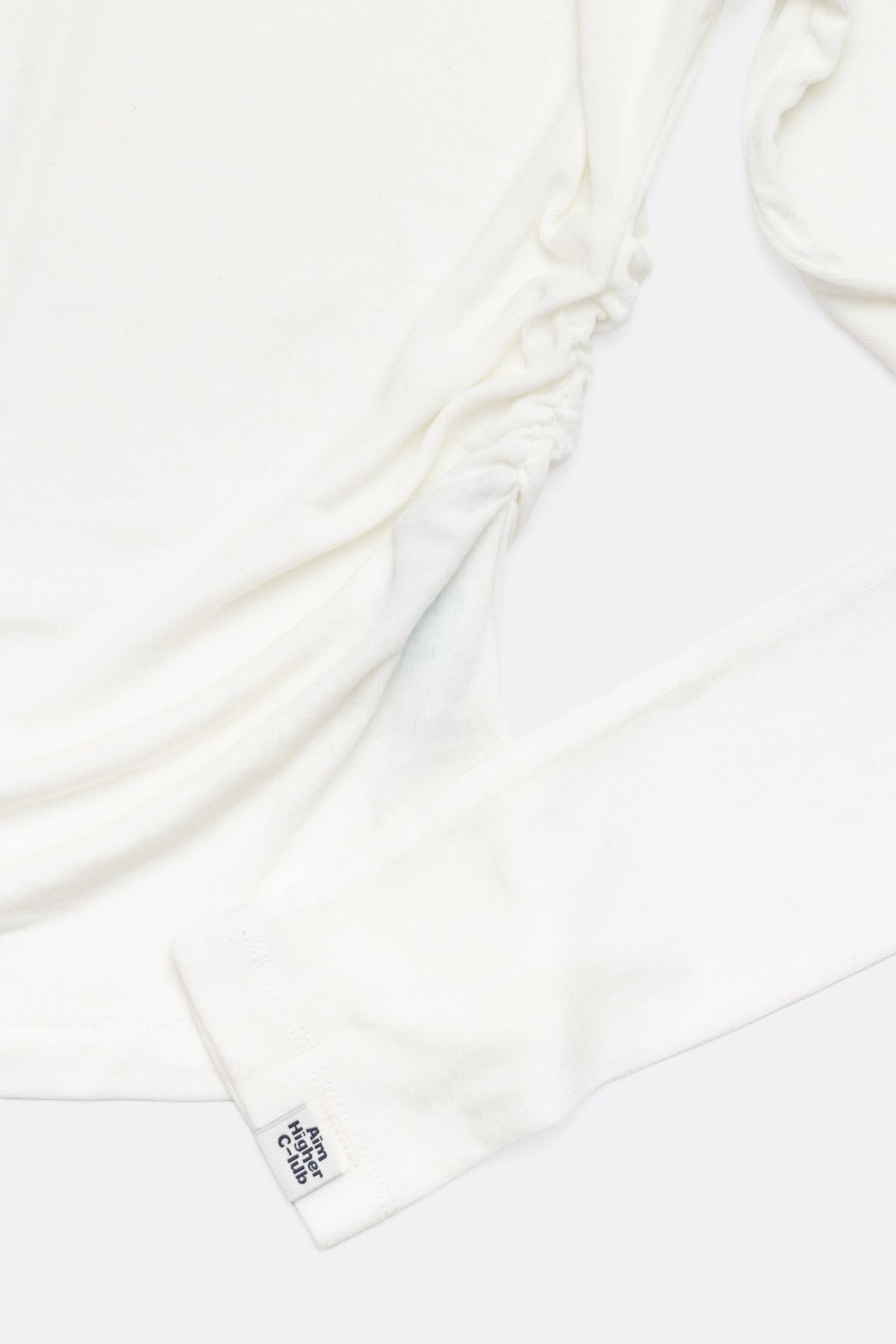 Aim Higher Club Essential Drop Shoulder Tencel™ Soft Top / Off White - GROGROCERY