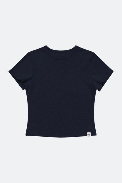 Aim Higher Club Essential Fitted Tee/ Navy - GROGROCERY