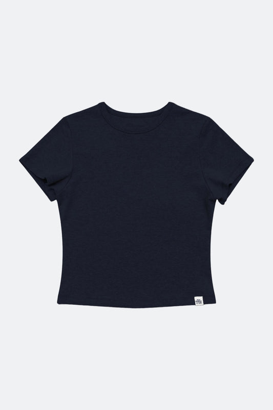 Aim Higher Club Essential Fitted Tee/ Navy - GROGROCERY