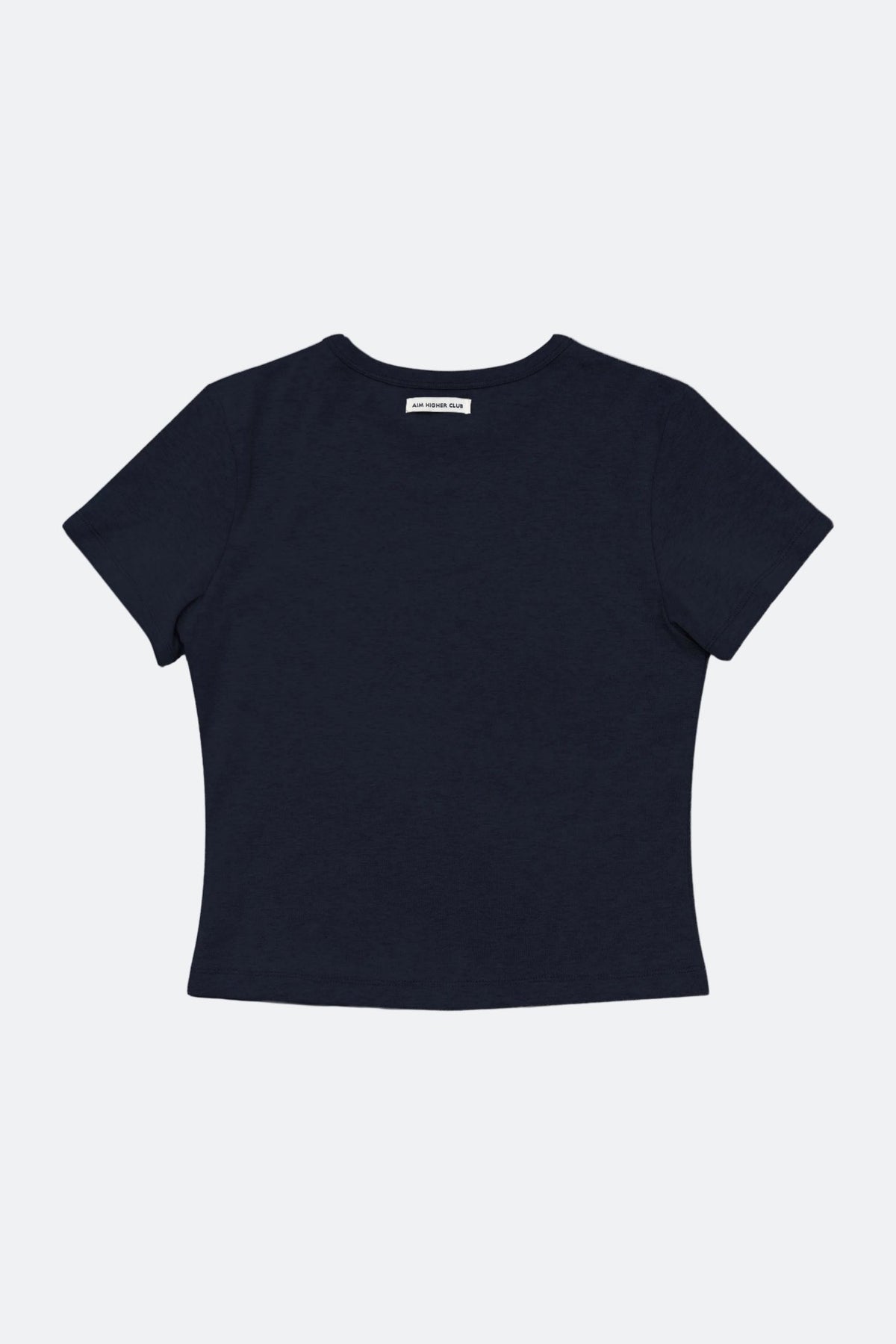 Aim Higher Club Essential Fitted Tee/ Navy - GROGROCERY