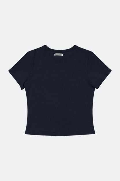 Aim Higher Club Essential Fitted Tee/ Navy - GROGROCERY