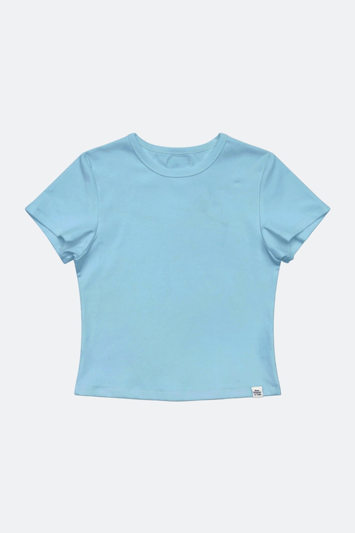 Aim Higher Club Essential Fitted Tee/ Vintage Sky Blue - GROGROCERY