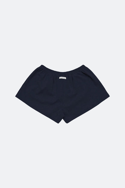 Aim Higher Club Essential Flare Mini Shorts/ Navy - GROGROCERY