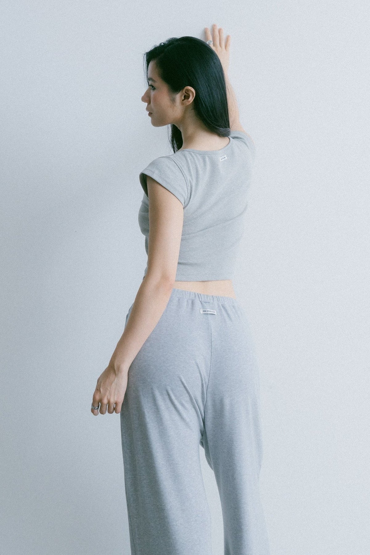 Aim Higher Club Essential Tencel™ Comfy Pants / Flecking Grey - GROGROCERY