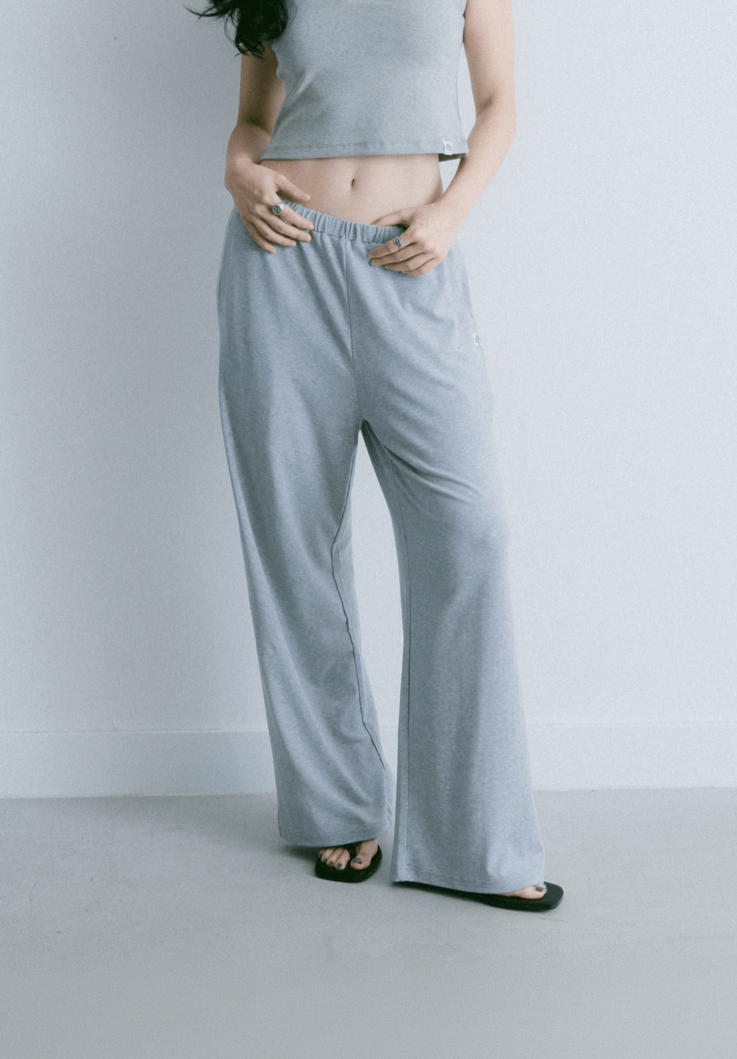 Aim Higher Club Essential Tencel™ Comfy Pants / Flecking Grey - GROGROCERY