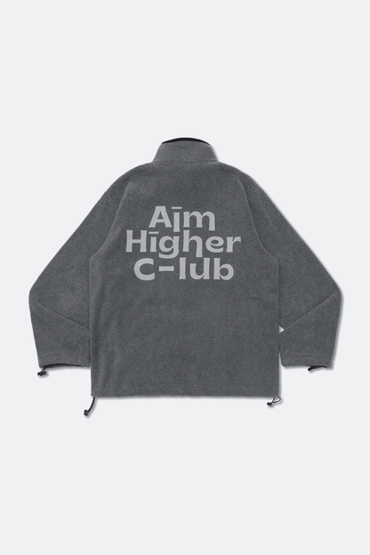 Aim Higher Club Faculty of Sports Fleece Full - Zip Jacket/ Grey - GROGROCERY