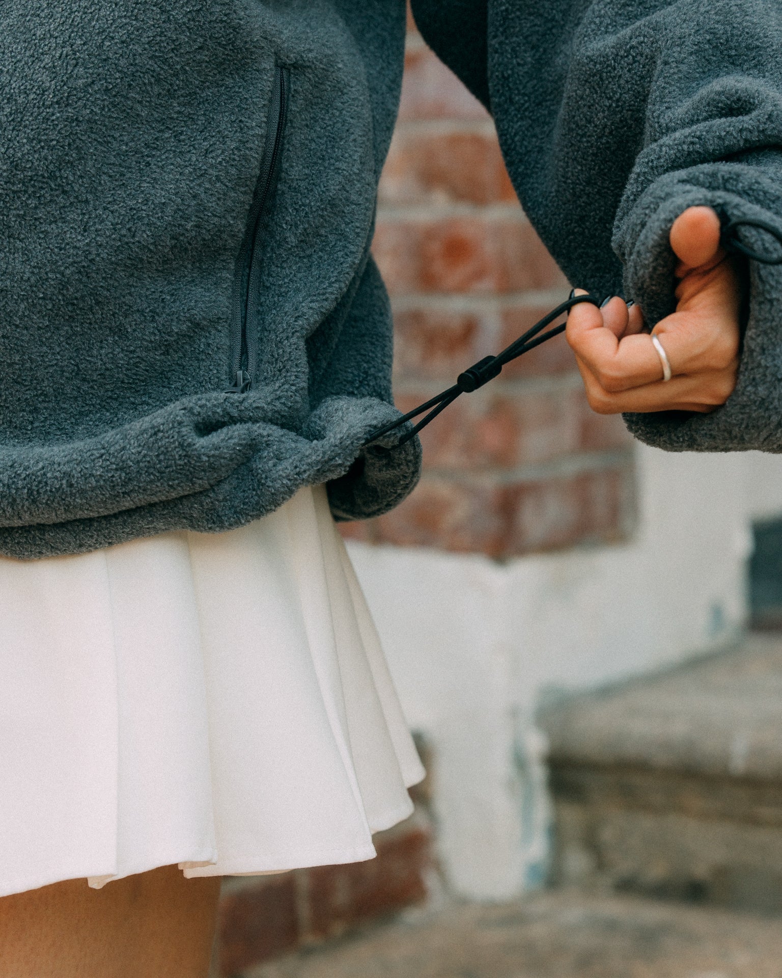 Aim Higher Club Faculty of Sports Fleece Full - Zip Jacket/ Grey - GROGROCERY