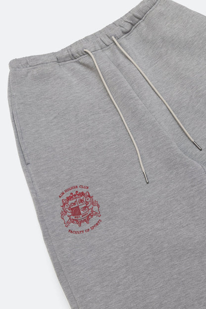 Aim Higher Club Faculty of Sports Unisex Soft Curved Sweatpants/ Flecking Grey - GROGROCERY