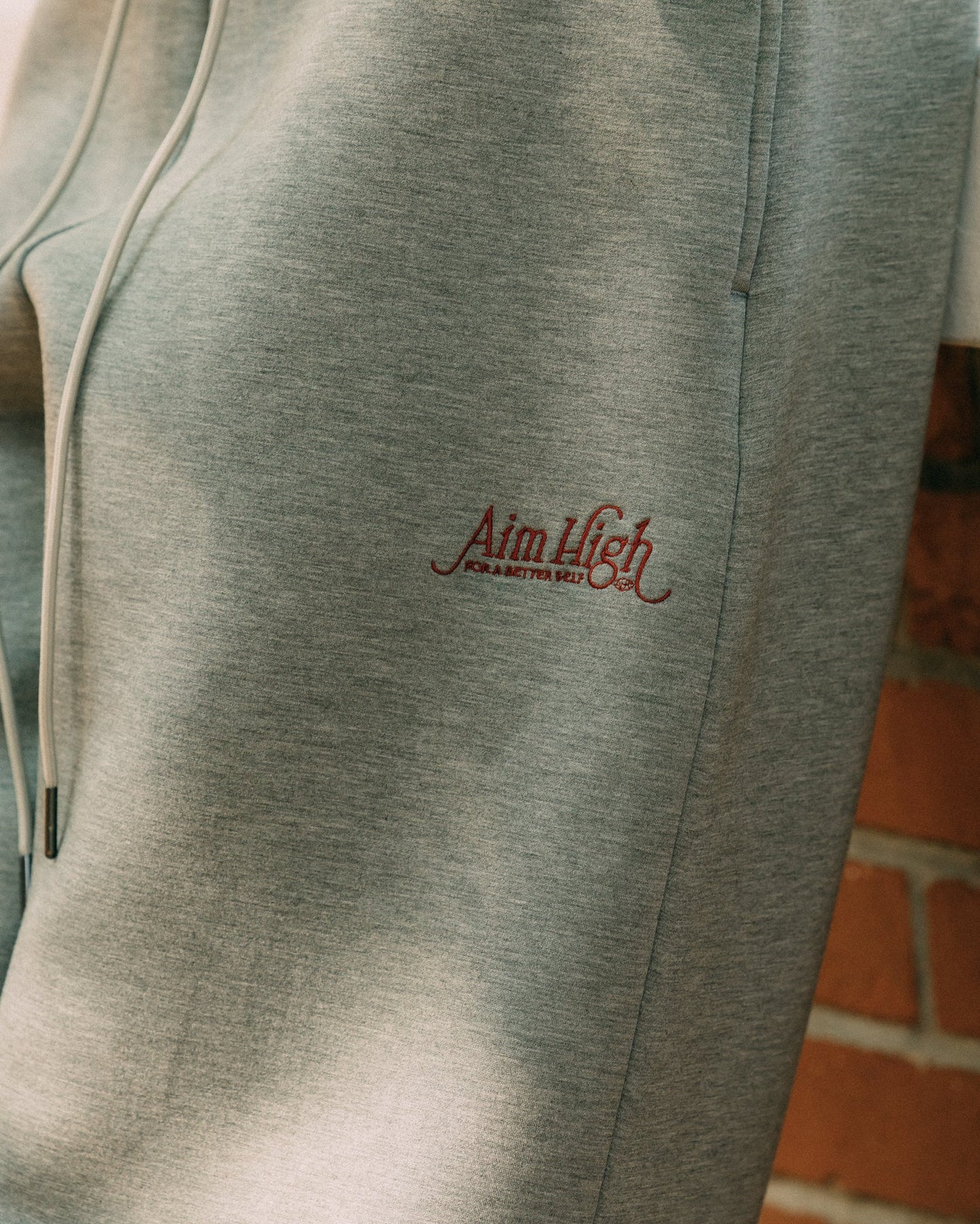 Aim Higher Club Faculty of Sports Unisex Soft Curved Sweatpants/ Flecking Grey - GROGROCERY