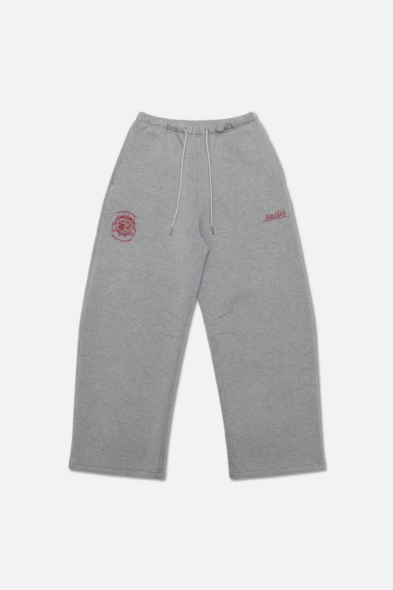 Aim Higher Club Faculty of Sports Unisex Soft Curved Sweatpants/ Flecking Grey - GROGROCERY