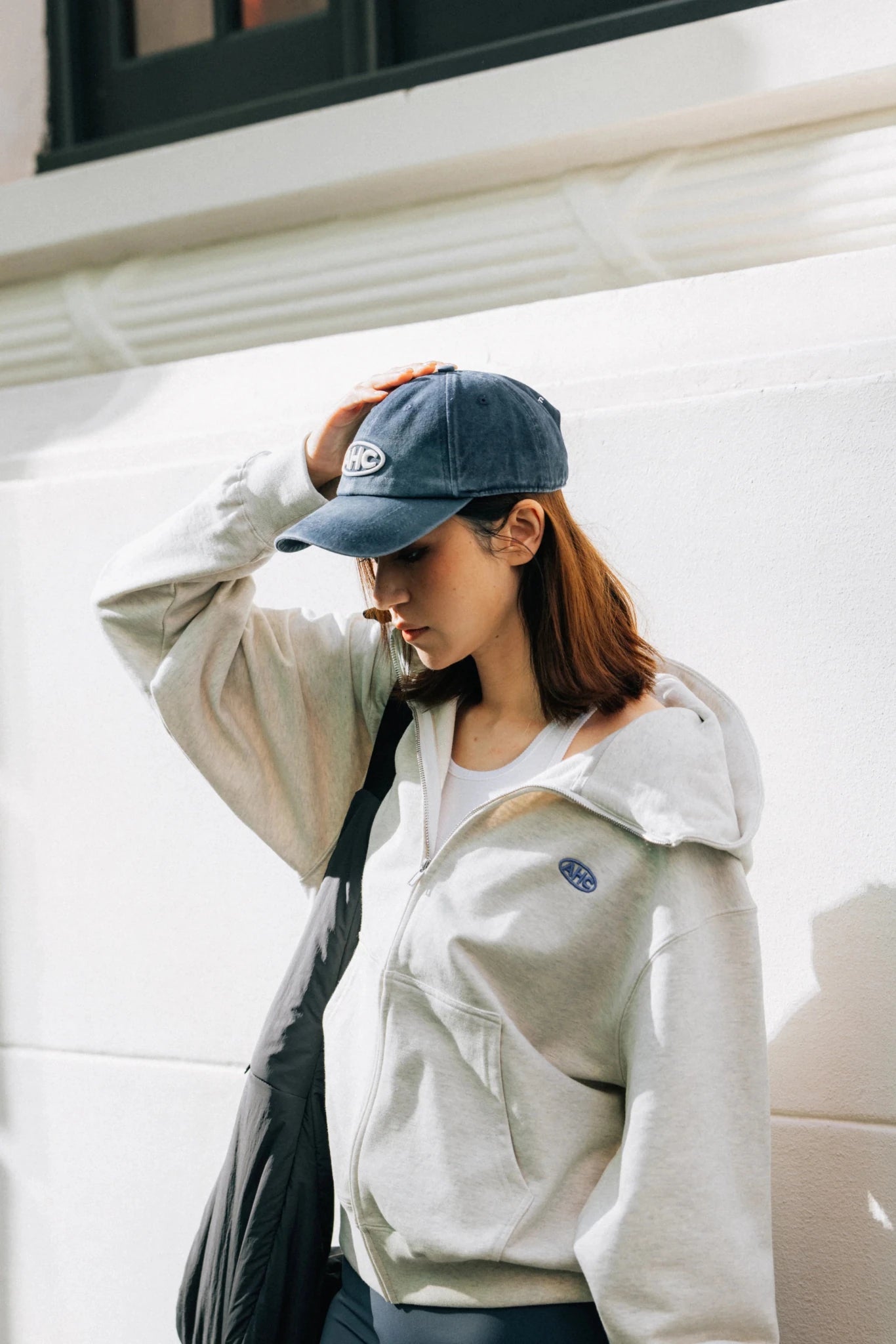 Aim Higher Club Gradient Oval Logo Cap / Washed Navy - GROGROCERY