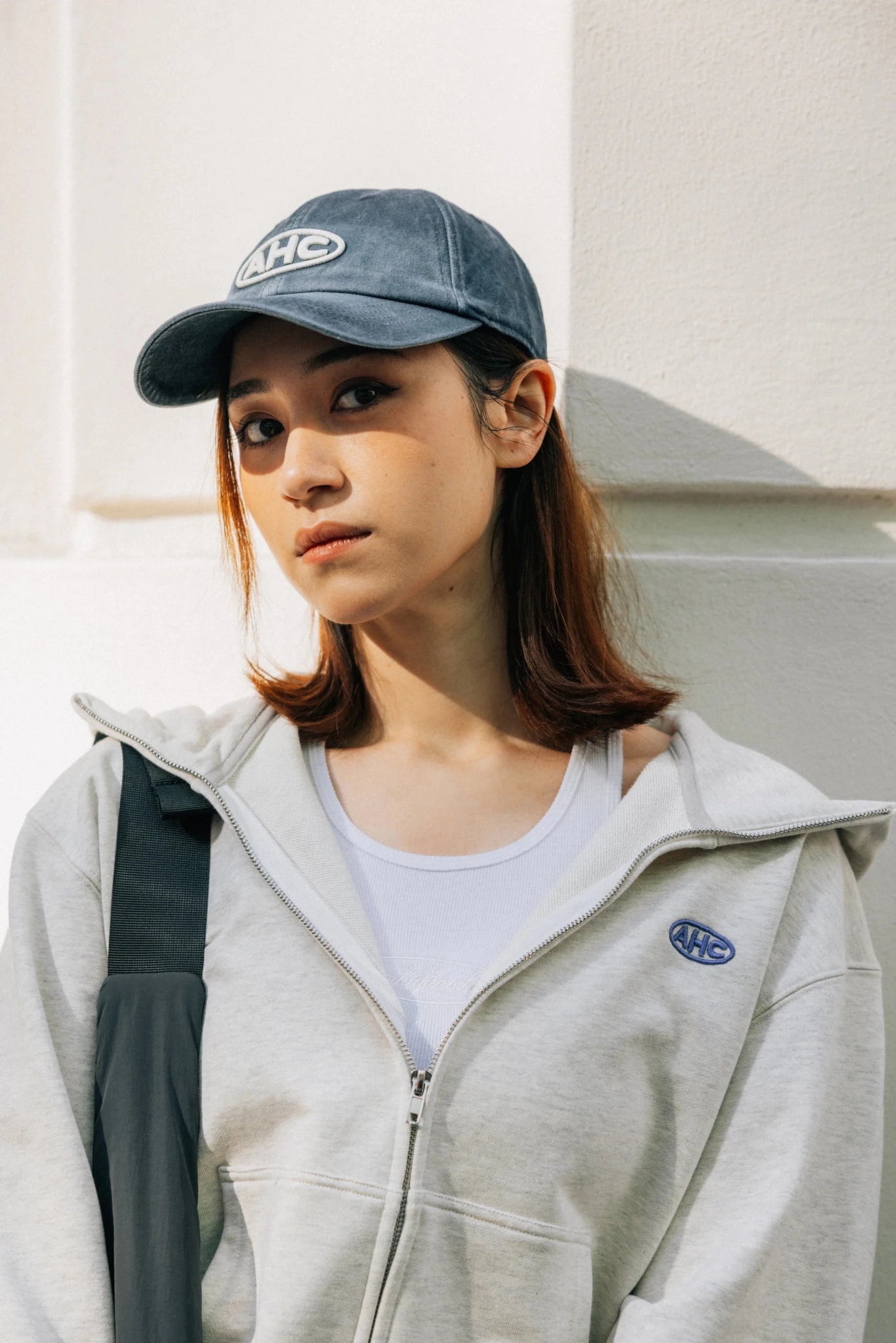 Aim Higher Club Gradient Oval Logo Cap / Washed Navy - GROGROCERY