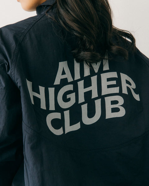 Aim Higher Club Half Zip Windbreaker/ Navy - GROGROCERY