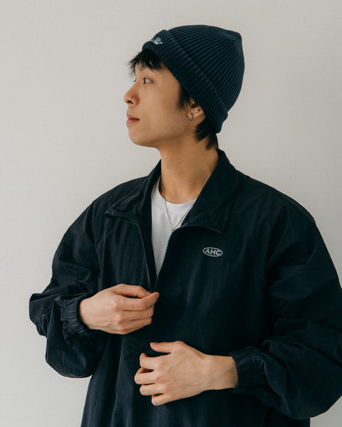 Aim Higher Club Half Zip Windbreaker/ Navy - GROGROCERY