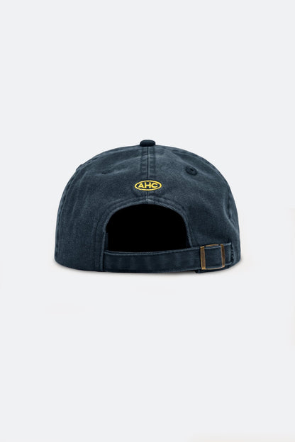 Aim Higher Club Light Washed Classic Script Cap/ Navy - GROGROCERY